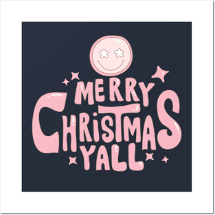 Merry Christmas Yall Posters and Art